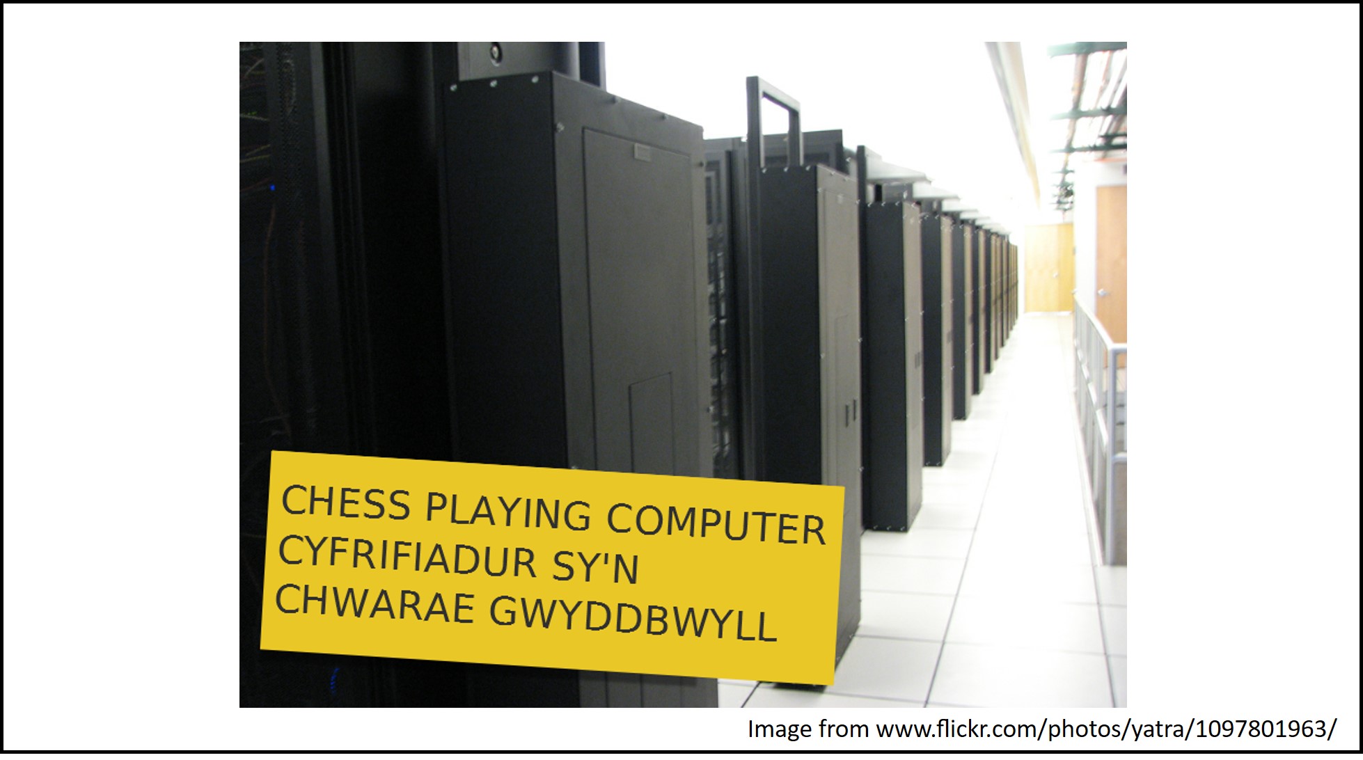 A chess playing computer