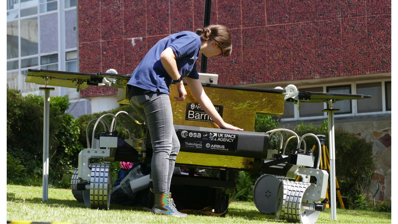 Dr Helen Miles with Barnes Rover