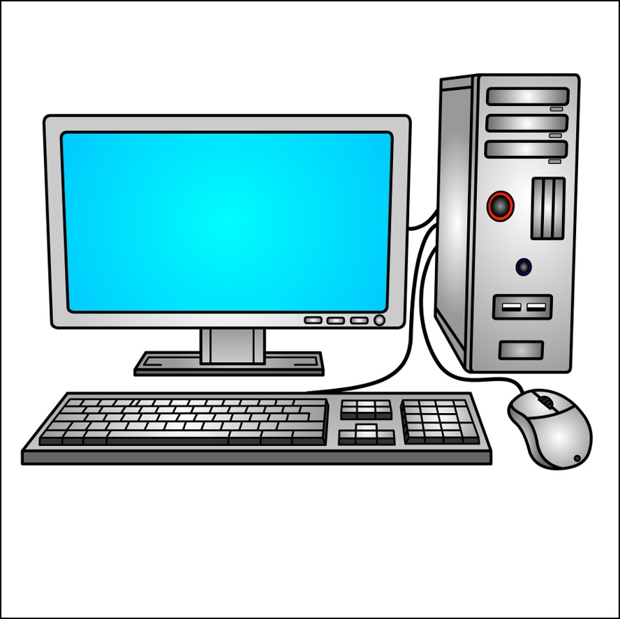 A desktop computer