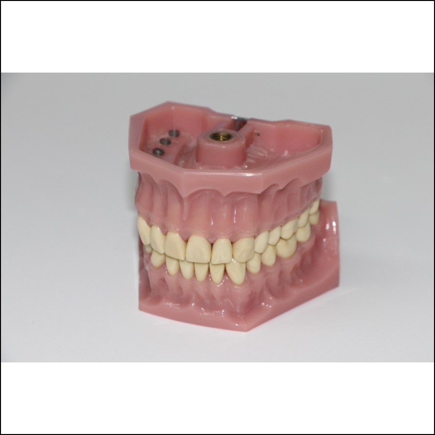 A set of false teeth